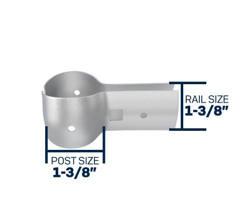 Chain Link End Rail Clamp-front-ss-p