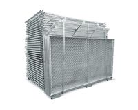 6' x 10' Inline Chainlink Temp Fence Panel | Truckload Bundle