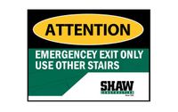 Emergency & Directional Signs - 24” x 18”